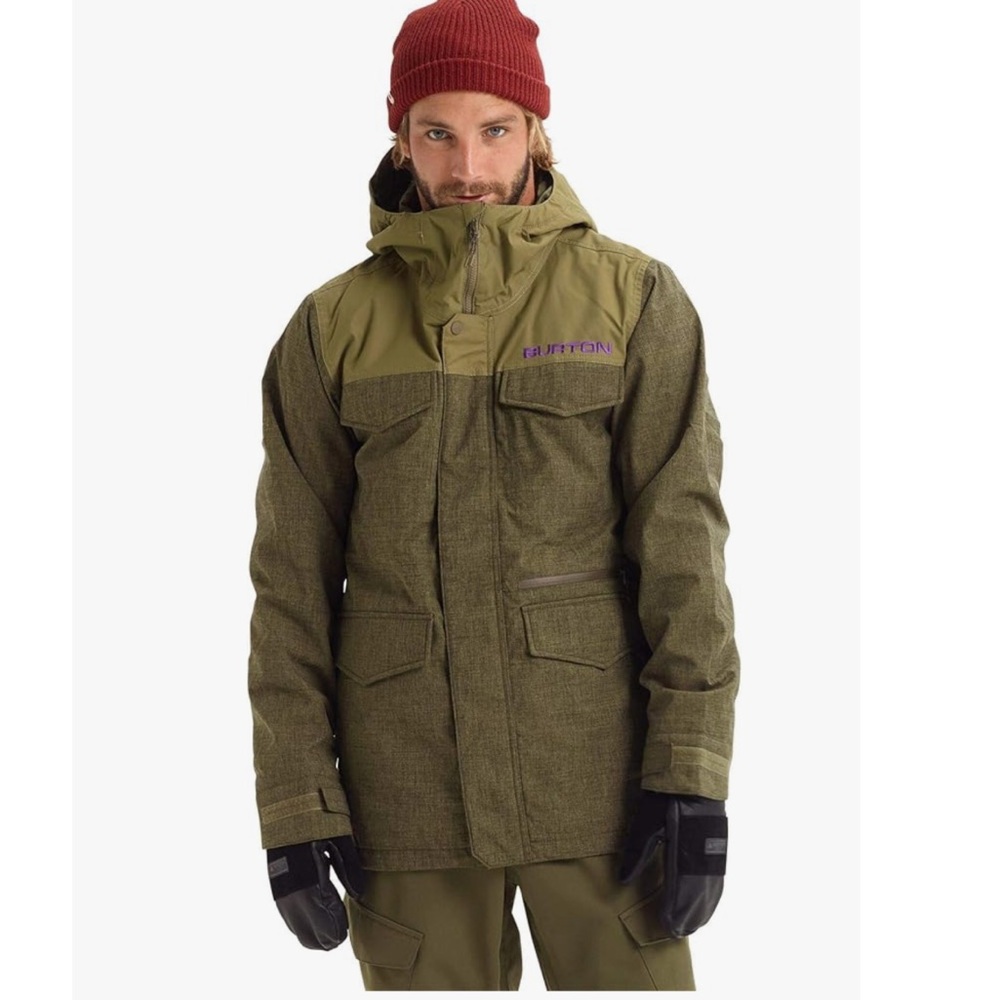 Burton Men's Convert Jacket - Olive Brown Ski Snowboard